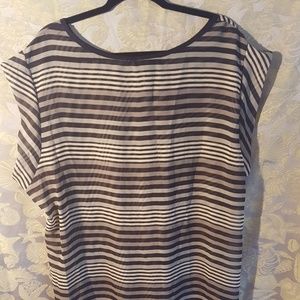 Asymmetric sheer top